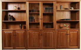 CHERRY SHAKER WALL UNIT