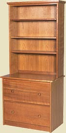 CHERRY TWO DRAWER LATERAL FILE CABINET